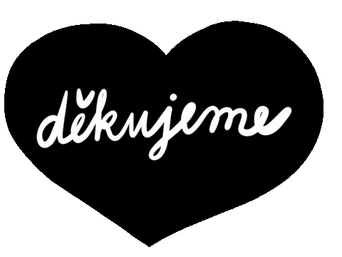 Dekujeme Sticker by Minile