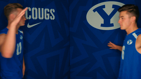 Sport Hype GIF by BYU Cougars