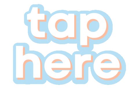 Tap Here Wow Sticker by Dew It