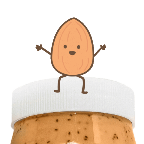 Almond Butter Sticker by fatso