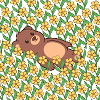 Happy Teddy Bear Sticker by BEARISH