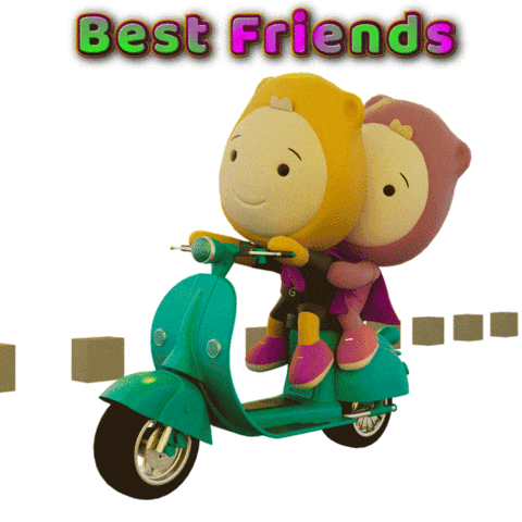Happy Best Friends Sticker by Gumazing