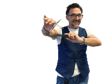 Barber Hairstylist Sticker by Anastasia Acconciatori