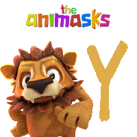 Hands Up Yes Sticker by The Animasks