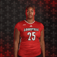 Volleyball Go Cards GIF by Louisville Cardinals