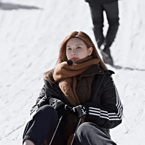 Helmets giphyupload kpop hello snow GIF