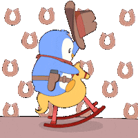 Wild West Penguin Sticker by Pudgy Penguins
