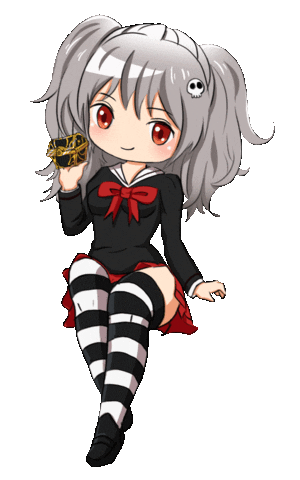 Lunime giphyupload anime cute girl Sticker