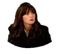 zooey deschanel no Sticker