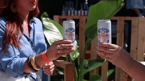 Beer Drink GIF by MADE Fashion Week