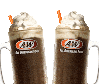 root beer float sticker by A&W Restaurants