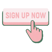 Pink Sign Up Sticker by The Ladies Cue