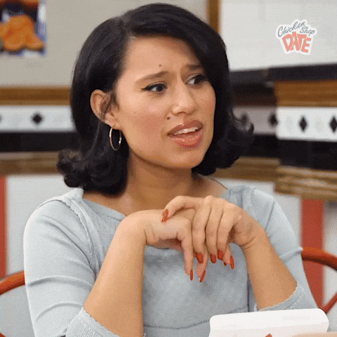 Shaking Head No GIF by Chicken Shop Date