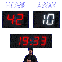 10 Away Sticker