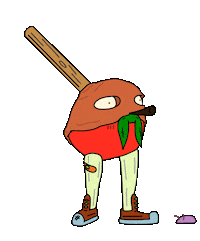 Scared Candy Apple Sticker by Moving Picture Show