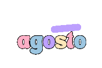 Agosto Sticker by Bel Diniz