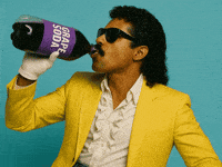 Drink Up Grape Soda GIF by Jukebox Saints