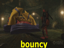 bouncy bounce castle GIF