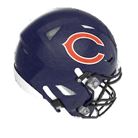 Chicago Bears Nfl Sticker by Riddell Sports