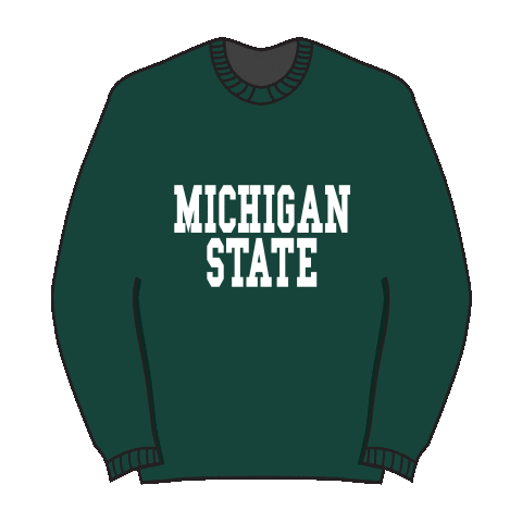 Go Green Michigan Football Sticker by Michigan State University