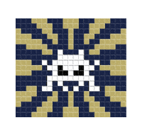 space invader Sticker