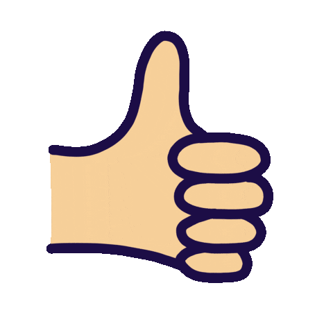 Support Duimen Sticker