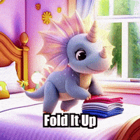 Laundry Chores GIF by Divineasaur