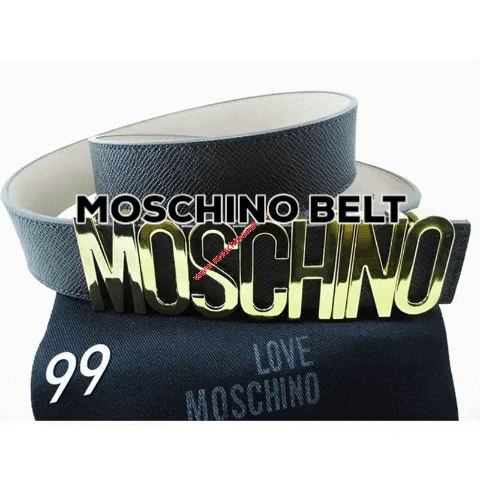 moschino belt GIF