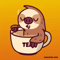 Happy Tea GIF by Sloooths