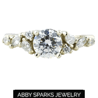 Getting Married Wedding Sticker by Abby Sparks Jewelry