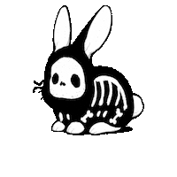 Halloween Bunny Sticker