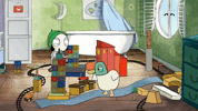 Wrecking Oh No GIF by Sarah & Duck