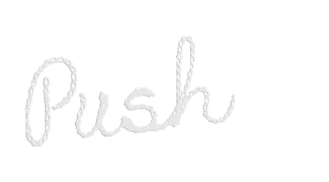 Blue Jeans Push Sticker by Steve Moakler