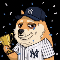 New York Yankees Dog GIF by Doge Pound