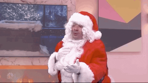 Jimmy Fallon Santa GIF by NBC