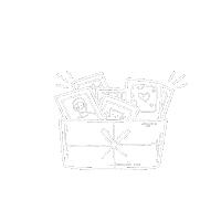 Vyvolejtooo christmas gift photo box Sticker