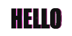 text-test hello Sticker