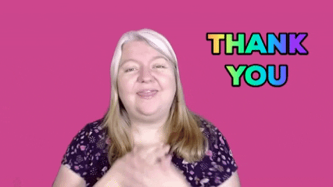 Thanks Thank You GIF by Danielle Bayes