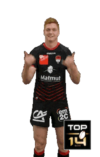 top 14 lyon Sticker by Ligue Nationale de Rugby