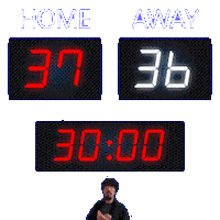 36 Away Sticker