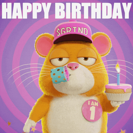 Happy Birthday 3D GIF by Grind