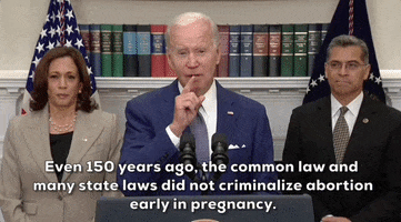 Joe Biden Abortion GIF by GIPHY News