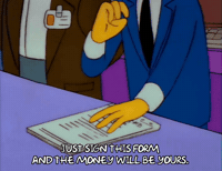 Working Season 3 GIF by The Simpsons