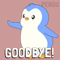 Bye Bye Goodbye GIF by Pudgy Penguins
