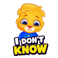 Confused No Idea Sticker by Lucas and Friends by RV AppStudios
