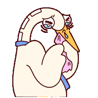 Sad Huhu Sticker