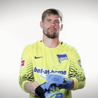 gloves kraft GIF by Hertha BSC