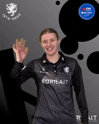 Wave Smile GIF by Somerset County Cricket Club