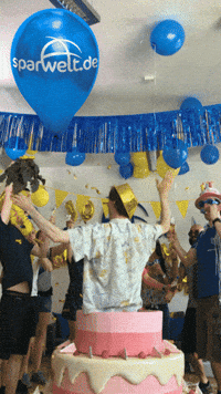 Birthday Balloon GIF by sparwelt.de