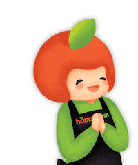 Online Grocery Love Sticker by HappyFresh